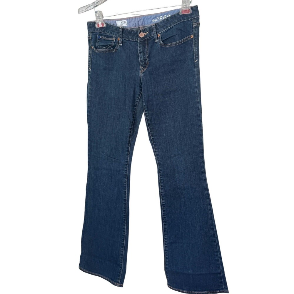 Gap 1969 RN54023 Curvy Wm- 30/10R Flare 5 Pocket Stretch Blue Jeans